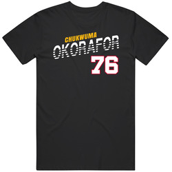 Chukwuma Okorafor 76 Favorite Player Pittsburgh Football Fan T Shirt