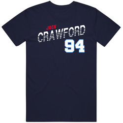 Jack Crawford 94 Favorite Player Tennessee Football Fan T Shirt