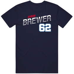Aaron Brewer 62 Favorite Player Tennessee Football Fan T Shirt