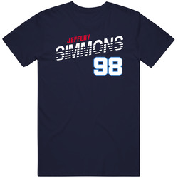 Jeffery Simmons 98 Favorite Player Tennessee Football Fan T Shirt