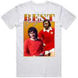 George Best 90s Style T Shirt George Best 90s Style T Shirt