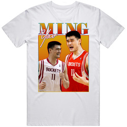 Yao Ming 90s Style T Shirt