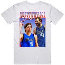 Dirk Nowitzki 90s Style T Shirt