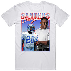Barry Sanders 90s Style T Shirt