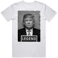 Donald Trump Legend Mugshot T Shirt