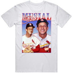 Stan Musial 90s Style T Shirt