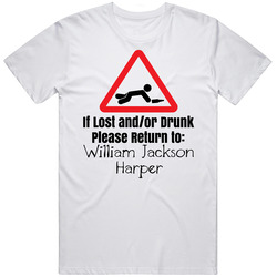 If Lost Or Drunk Return To William Jackson Harper T Shirt If Lost Or Drunk Return To William Jackson Harper T Shirt