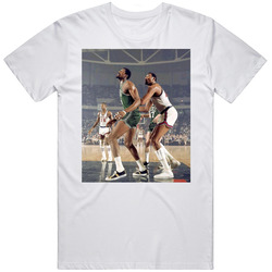Bill Russell Wilt Chamberlain Iconic T Shirt