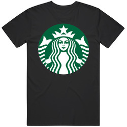 Starbucks Corporation Nasdaq Company Logo Employee Fan T Shirt