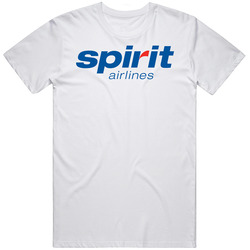 Spirit Airlines Company Logo Employee Fan T Shirt