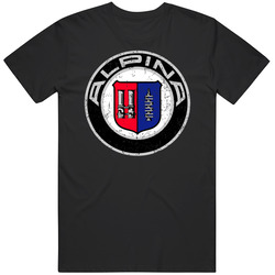 Alpina Automobile Car Auto Motor Parts Cool Brand Logo Emblem T Shirt