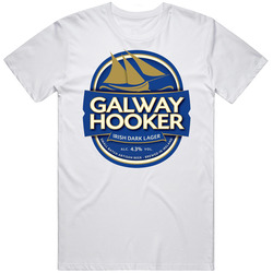 Galway Hooker Irish Dark Lager Beer Drinking T Shirt