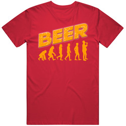 Evolution Of Beer Funny Drinking T Shirt