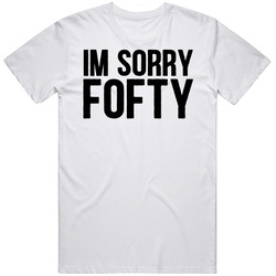 Rapper Agent I'm Sorry Fofty Funny Music T Shirt