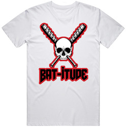 Bat-itude Funny Softball Baseball Team Jersey T Shirt