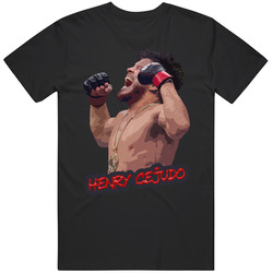 Henry Cejudo Double Champion Fighter Mma Sports T Shirt