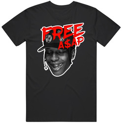 Free Asap Sweden Rapper T Shirt