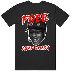 Free Asap Rocky Sweden Rapper T Shirt