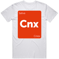 Cinex Sativa Strain Weed T Shirt