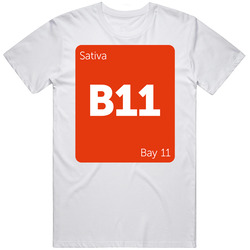 Bay 11 Sativa Strain Weed T Shirt