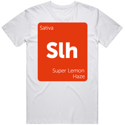 Super Lemon Haze Sativa Strain Weed T Shirt
