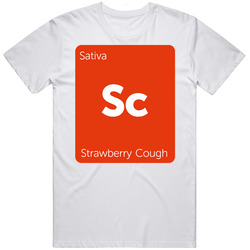 Strawberry Cough Sativa Strain Weed T Shirt