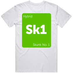 Skunk Number 1 Hybrid Strain Weed T Shirt