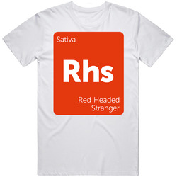 Red Headed Stranger Sativa Strain Weed T Shirt