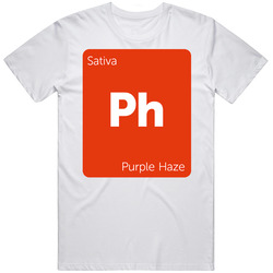 Purple Haze Sativa Strain Weed T Shirt