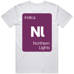Northern Lights Indica Strain Weed T Shirt