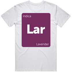 Lavender Indica Strain Weed T Shirt