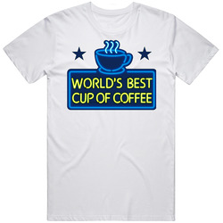 Worlds Best Cup Of Coffee As Seen On Elf T Shirt