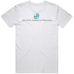 Atlantic American Corporation Nasdaq Company Logo Employee Fan T Shirt