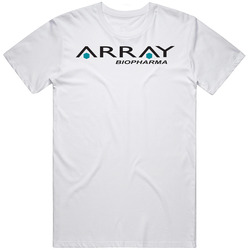 Array Biopharma Nasdaq Company Logo Employee Fan T Shirt
