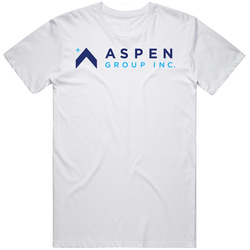 Aspen Group Nasdaq Company Logo Employee Fan T Shirt