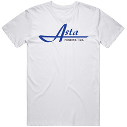 Asta Funding Nasdaq Company Logo Employee Fan T Shirt