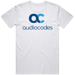 Audiocodes Ltd Nasdaq Company Logo Employee Fan T Shirt