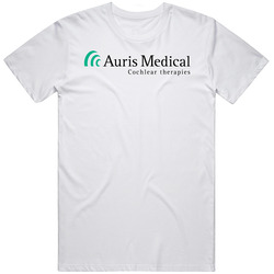 Auris Medical Holding Nasdaq Company Logo Employee Fan T Shirt