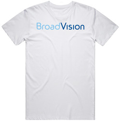 Broadvision Nasdaq Company Logo Employee Fan T Shirt