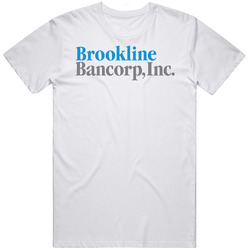 Brookline Bancorp Nasdaq Company Logo Employee Fan T Shirt