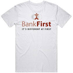 Bank First Corporation Nasdaq Company Logo Employee Fan T Shirt