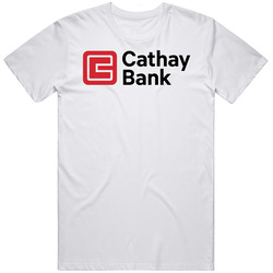 Cathay General Bancorp Bank Nasdaq Company Logo Employee Fan T Shirt