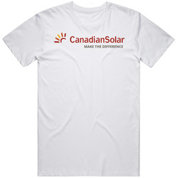 Canadian Solar Inc Nasdaq Company Logo Employee Fan T Shirt