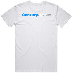 Century Aluminum Company Nasdaq Company Logo Employee Fan T Shirt