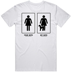 Your Wife My Wife Airedale Terrier Dog Puppy Lover T Shirt