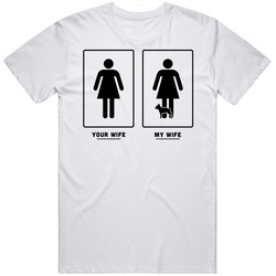 Your Wife My Wife Boston Terrier Dog Puppy Lover T Shirt