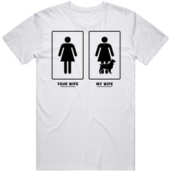 Your Wife My Wife English Springer Spaniel Dog Puppy Lover T Shirt