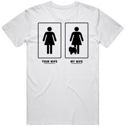 Your Wife My Wife Pomeranian Dog Puppy Lover T Shirt
