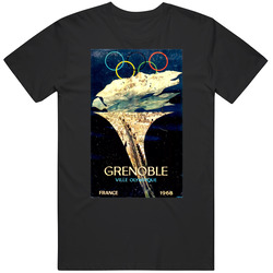 Grenoble France 1968 Olympics T Shirt