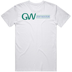 Gw Pharmaceuticals Plc Nasdaq Company Logo Employee Fan T Shirt